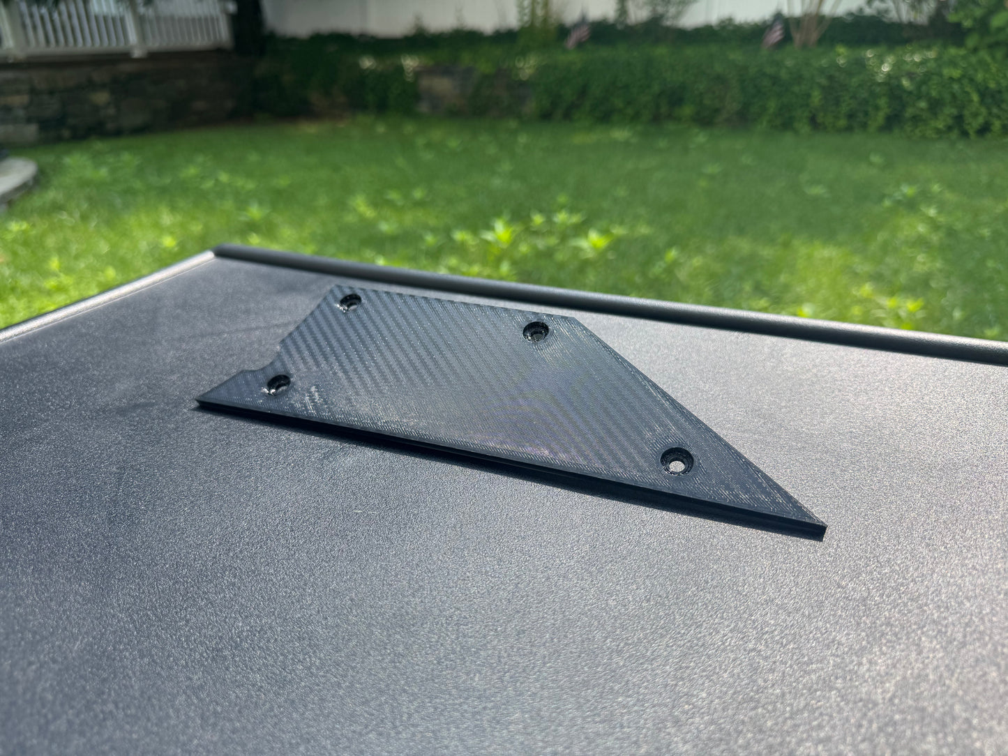 Plain Carbon x3 Panel