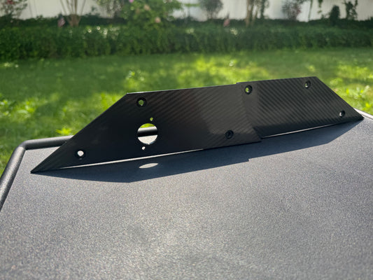 Plain Carbon x3 Panel Set