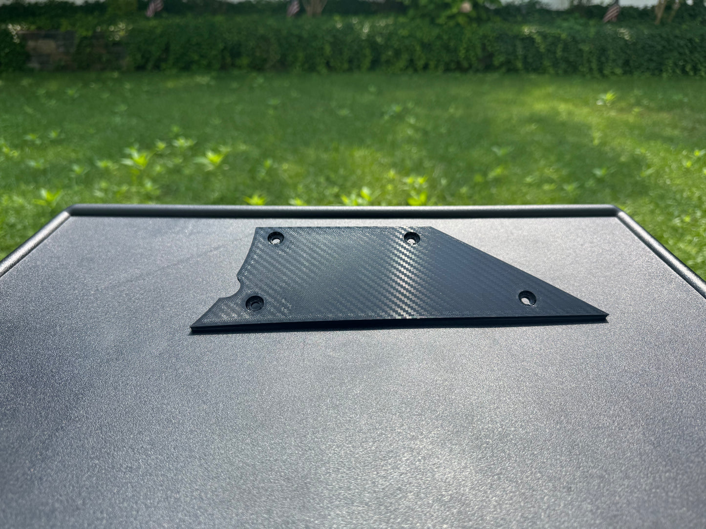 Plain Carbon x3 Panel