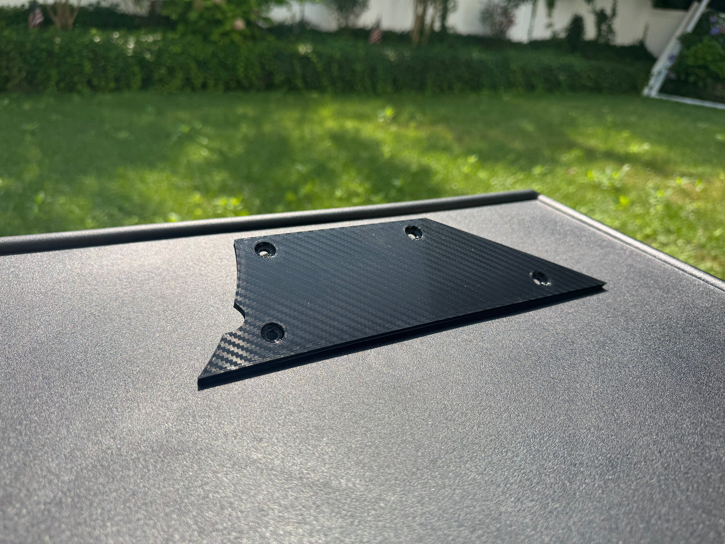 Plain Carbon x3 Panel
