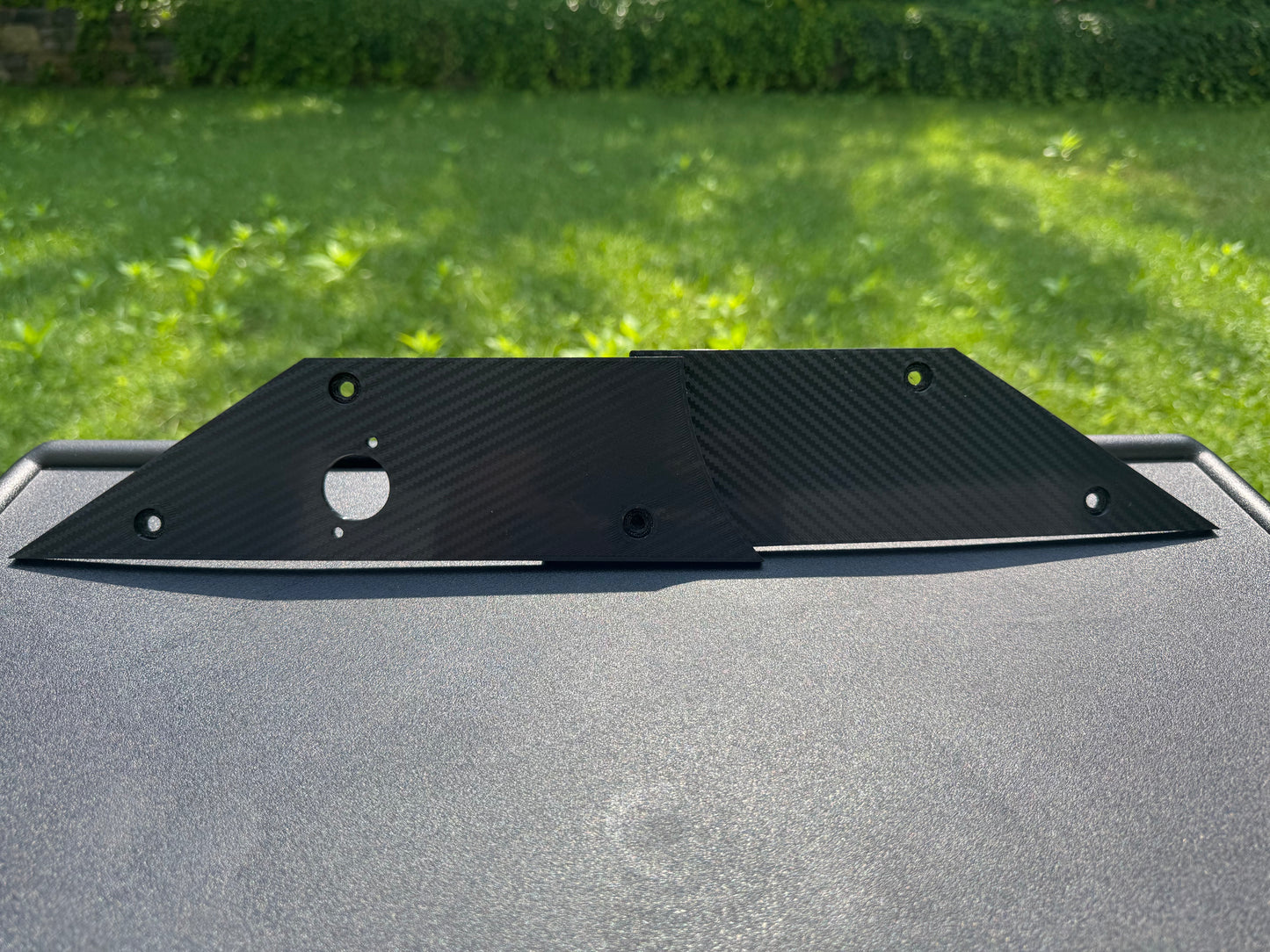 Plain Carbon x3 Panel Set