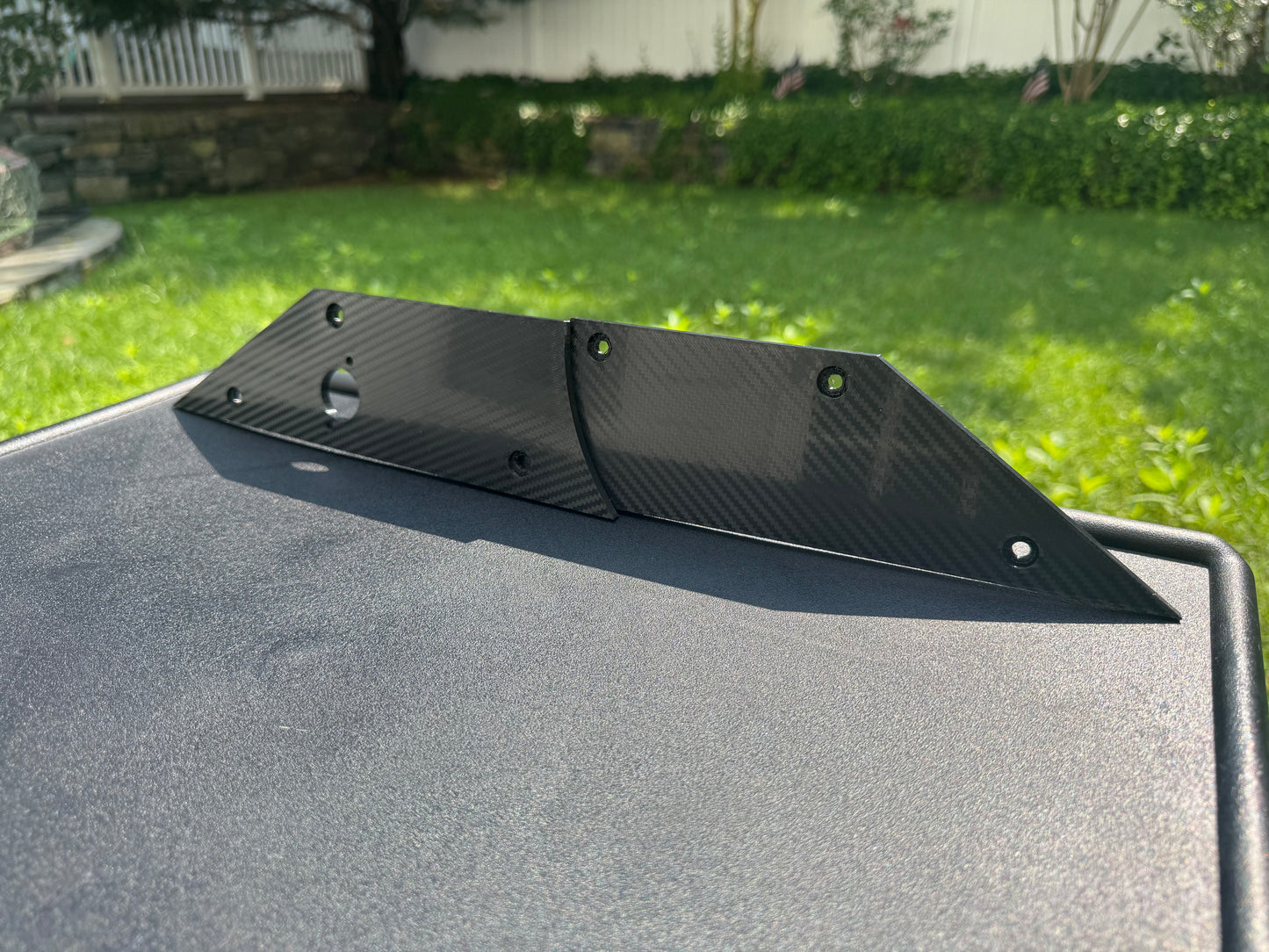 Plain Carbon x3 Panel Set