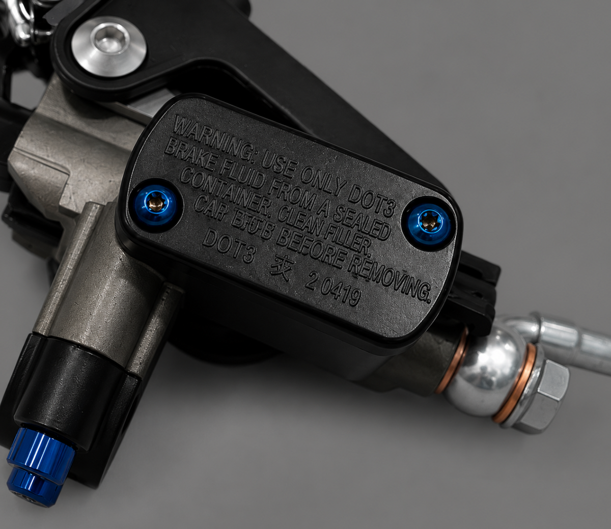 Reservoir Moto Brake Titanium